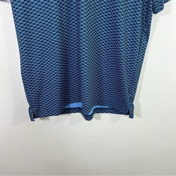 Walter Hagen Performance 11 Polo Blue All Over Print Golf Shirt Size Medium - Picture 6 of 11